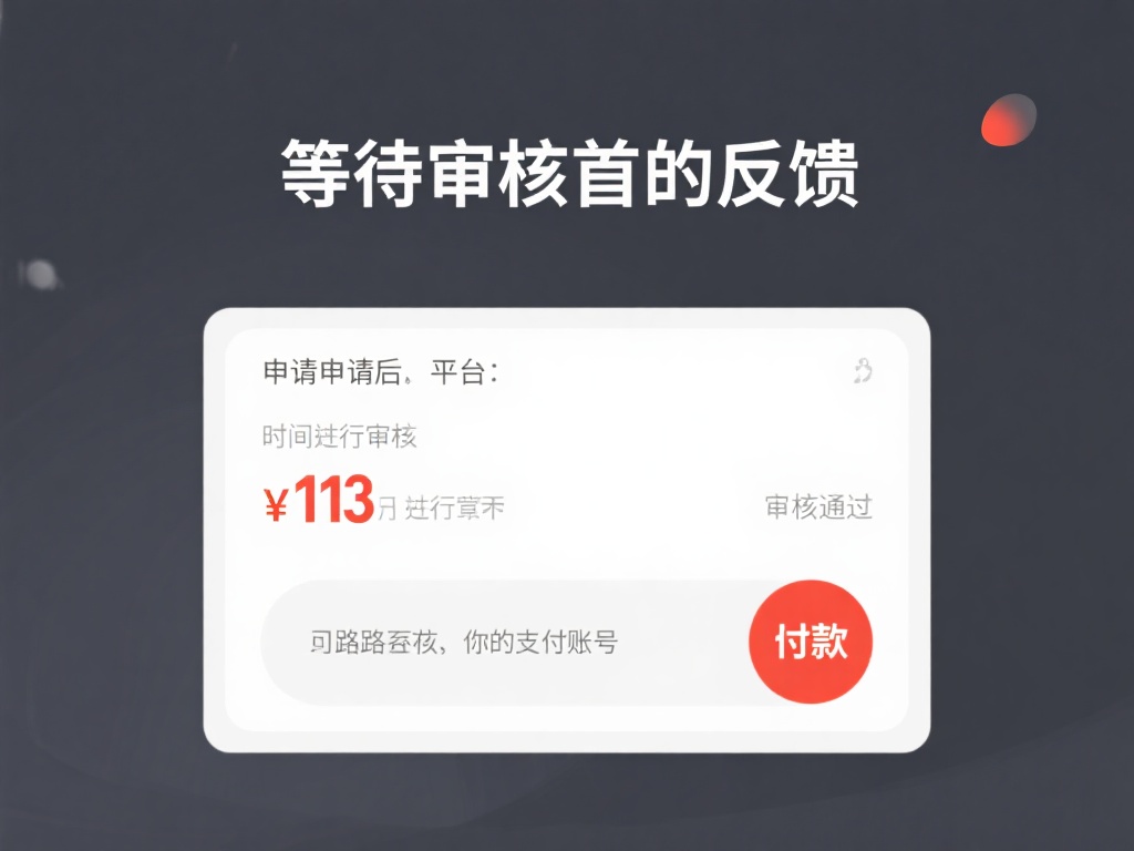 等待审核与反馈：提交申请后，平台会进行审核，时间一